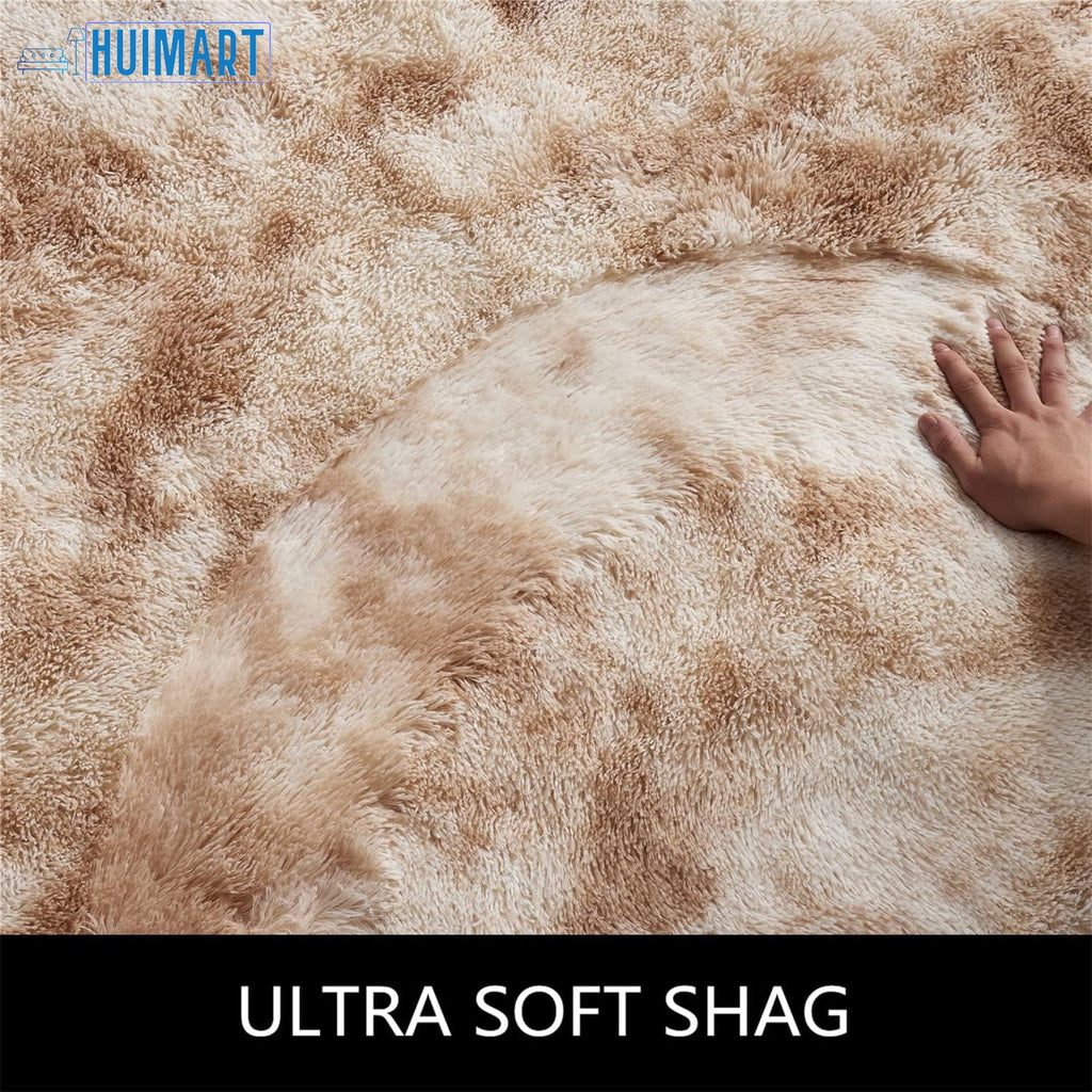 5 x 7 ft Charcoal Gray Shaggy Area Rug S97624