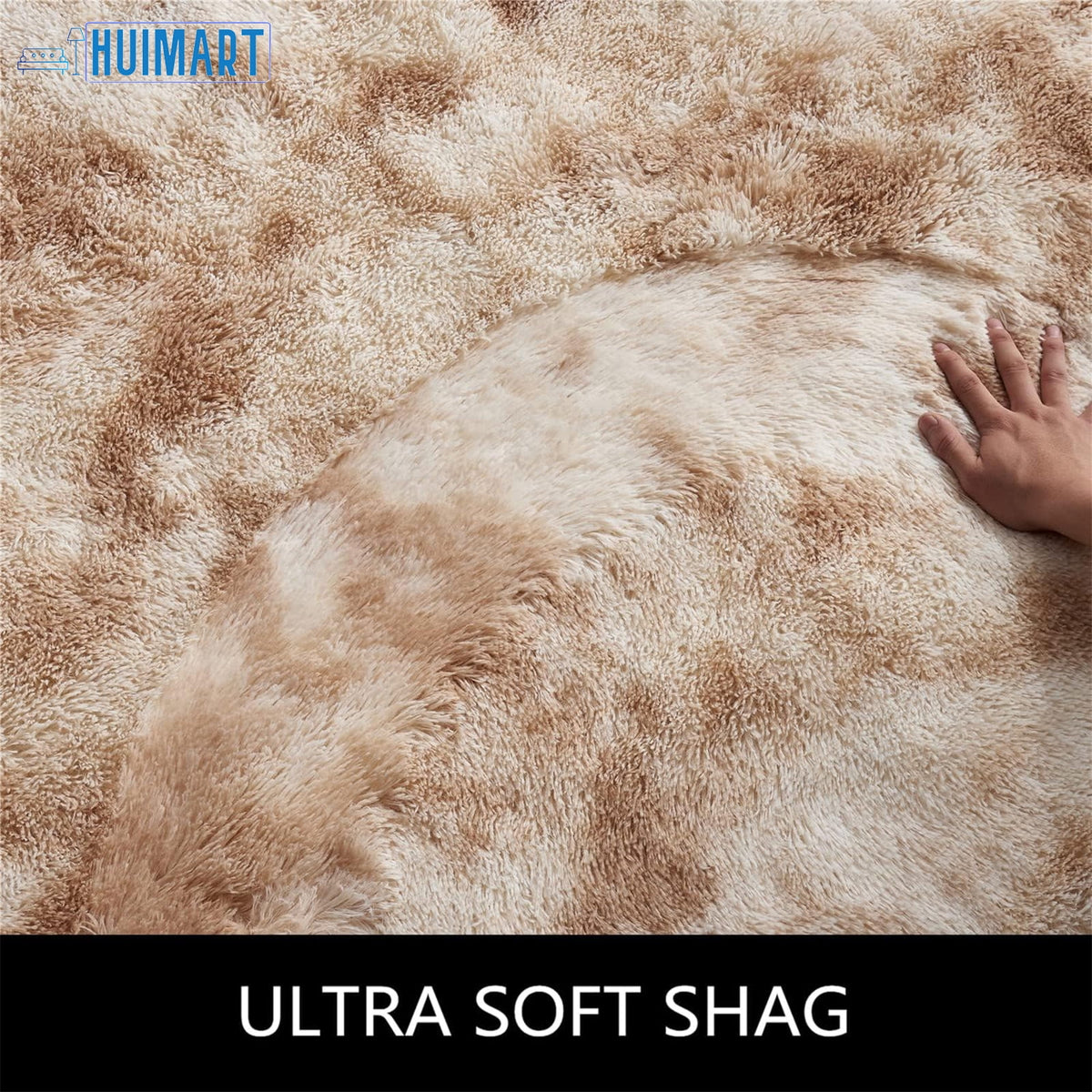 5 x 7 ft Charcoal Gray Shaggy Area Rug S97624