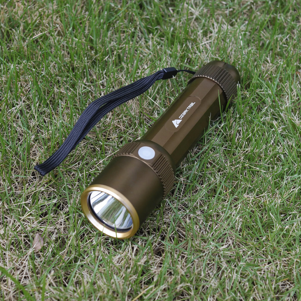 Rechargeable LED Flashlight with Power Bank and Hand Warmer, Green S944012