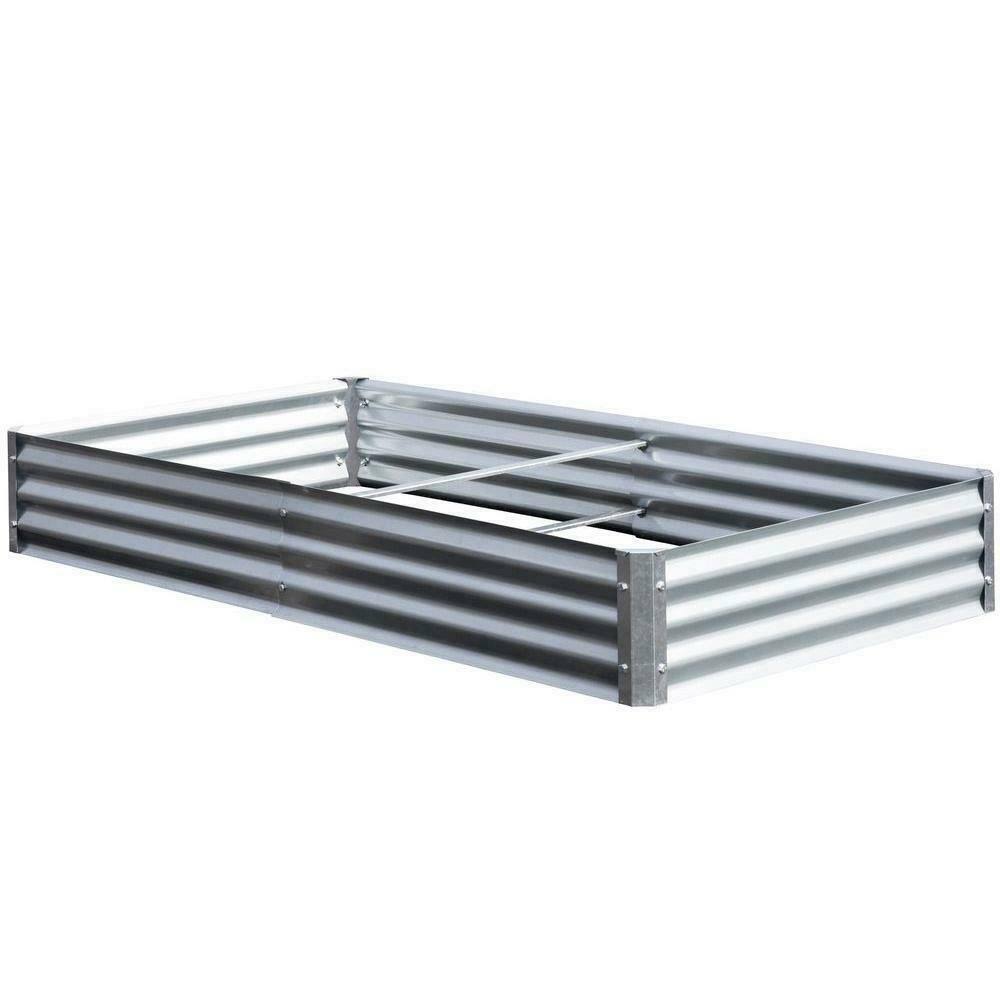 Galvanized Raised Garden Bed Bundle V89276