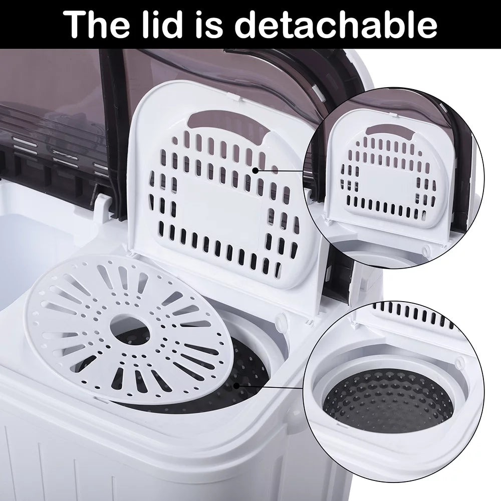 Portable Compact Semi-automatic Washing Machine Y570825