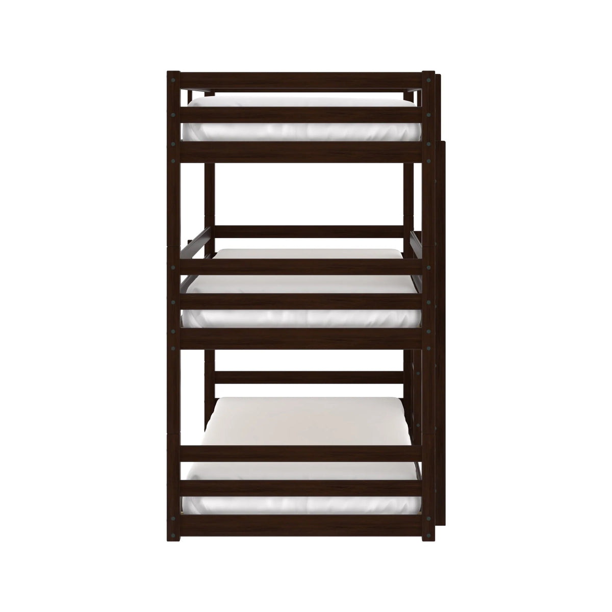 White Wood Convertible Bunk Bed J387343