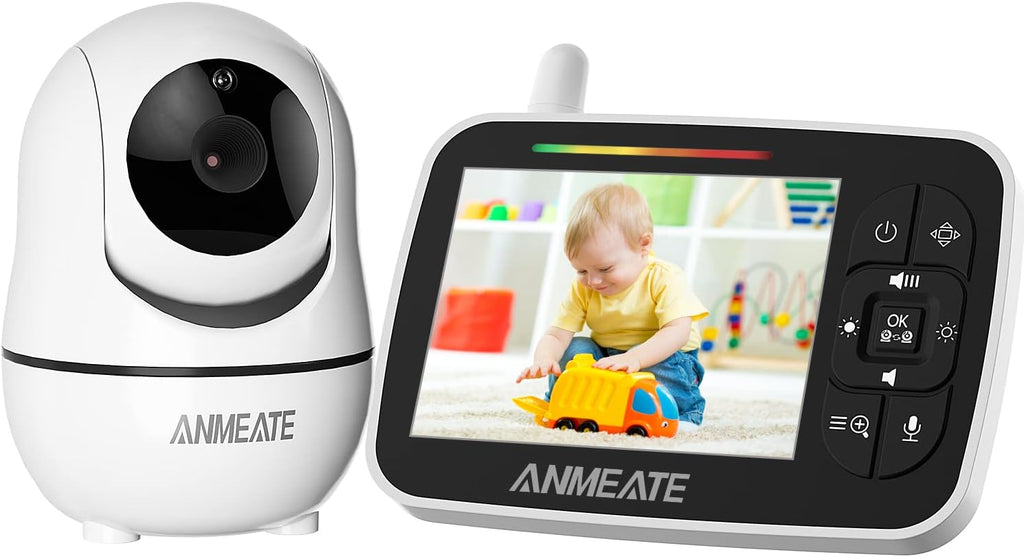 3.5” Video Baby Monitor with Infrared Night Vision and Two Way Talk C16814