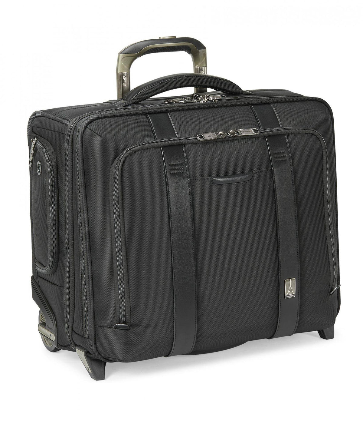 17" Wheeled Brief - Black J604516