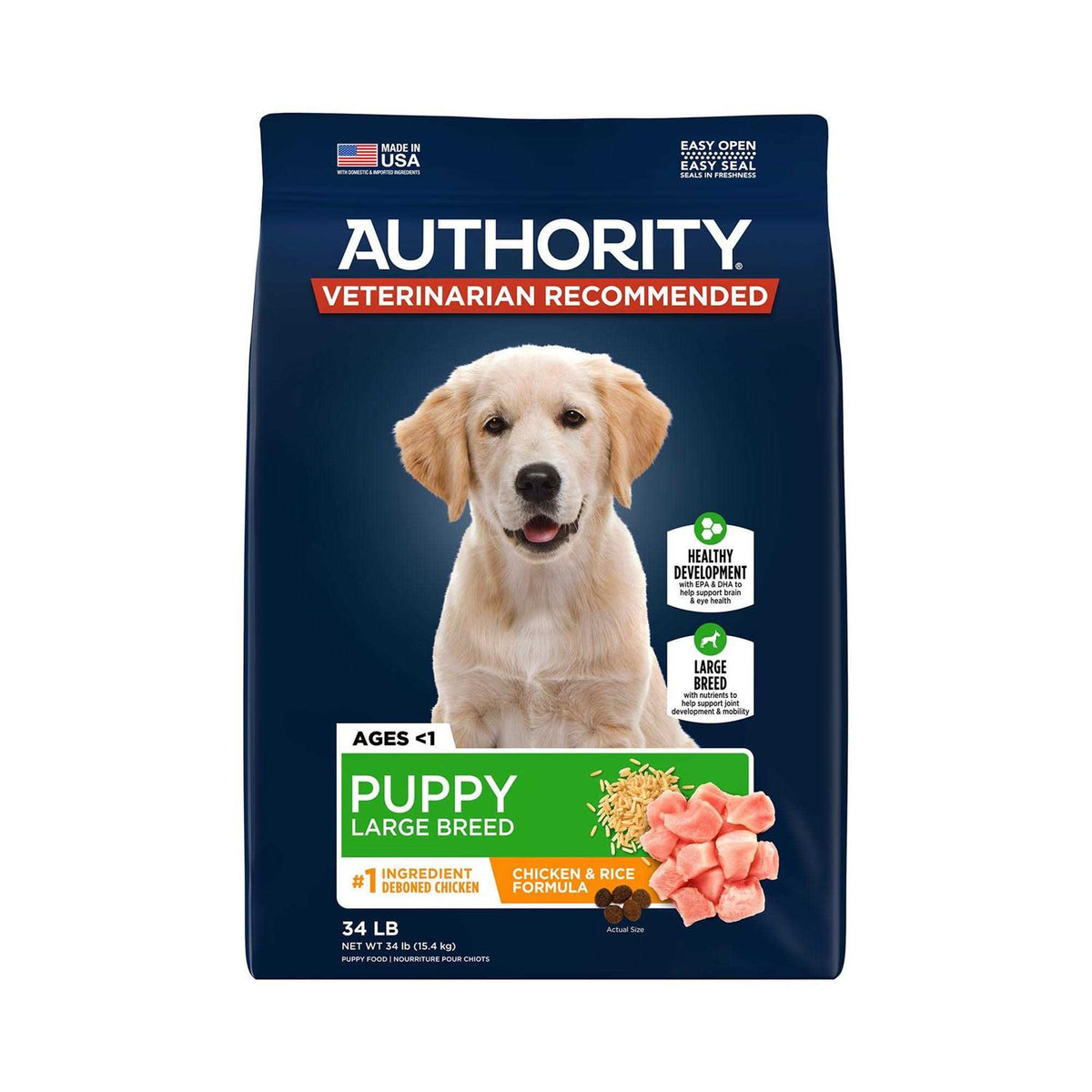 Chicken Rice Formula Large Breed Puppy Dry Dog Food S703