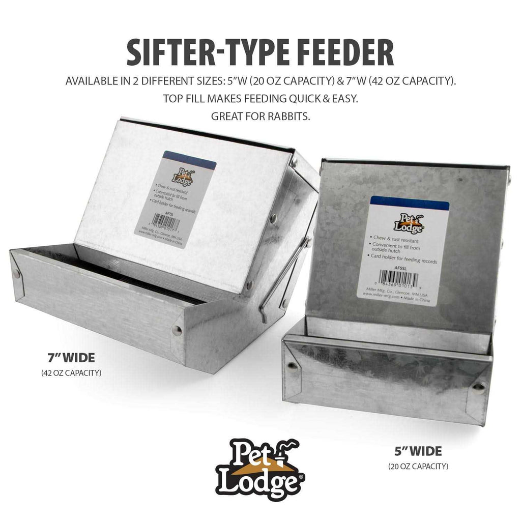 Pet Feeder with Sifter Bottom & Lid C40633