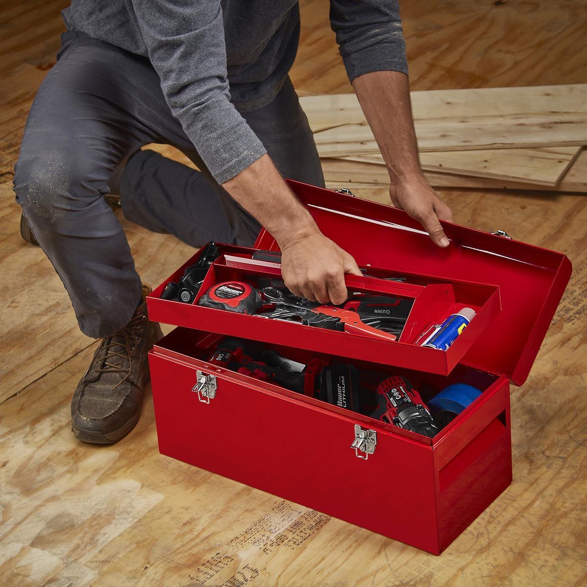 21 in. Steel Toolbox B4693