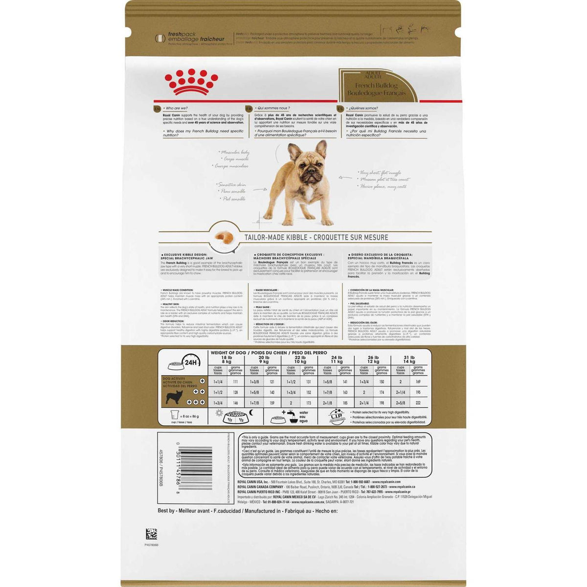 Adult Bulldog Dry Dog Food H742