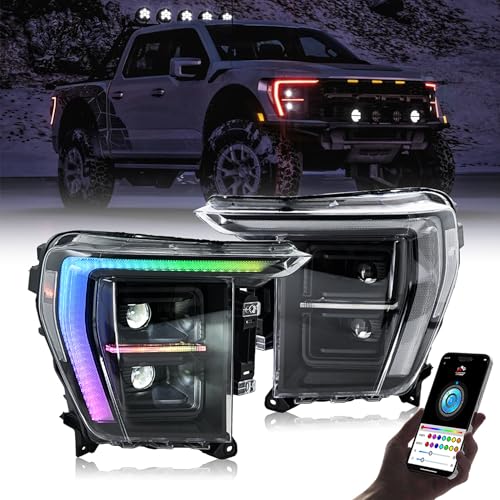 LED Headlights for F150 2021-2024 with Sequential Turn Signal L698
