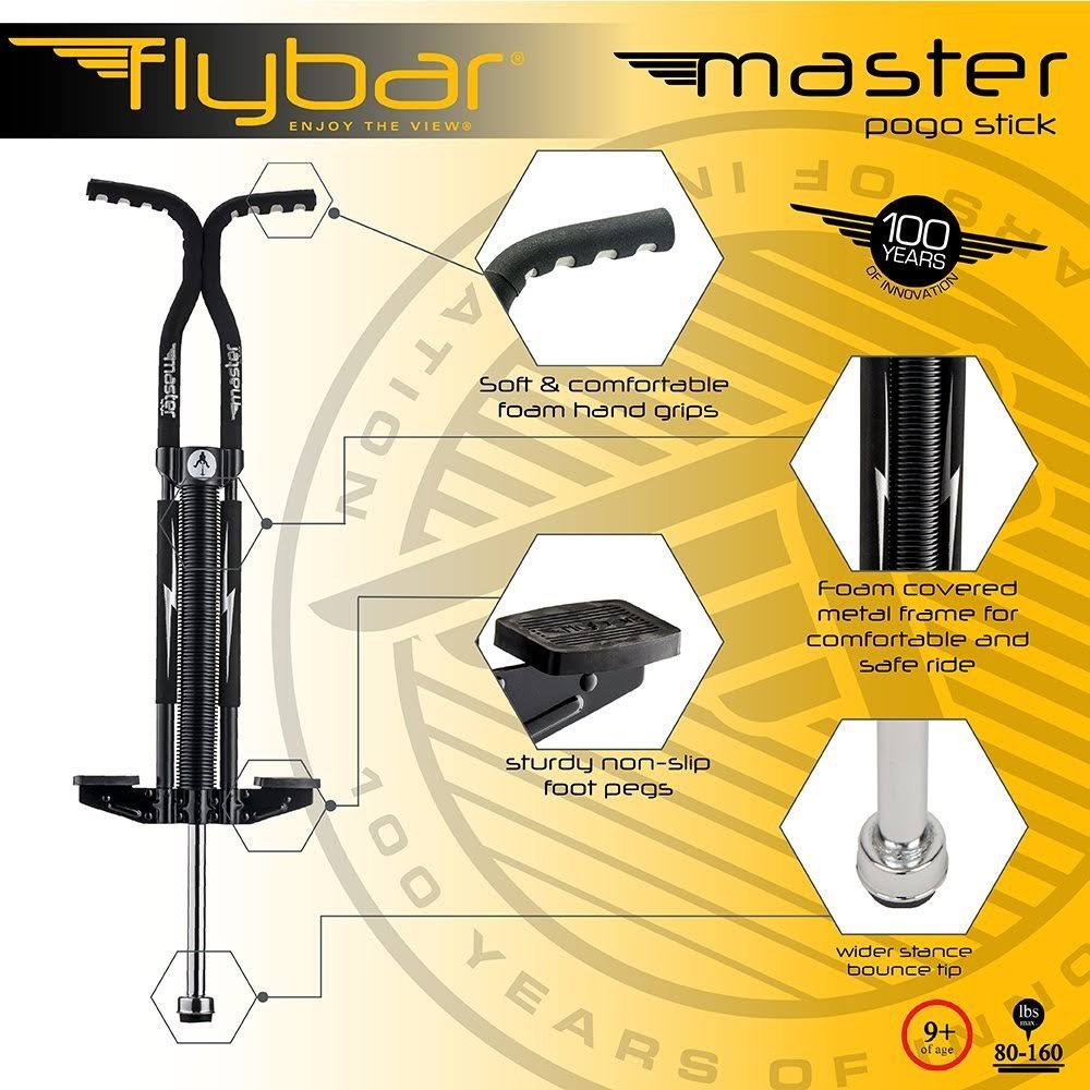 Black/Silver Foam Pogo Stick H880827
