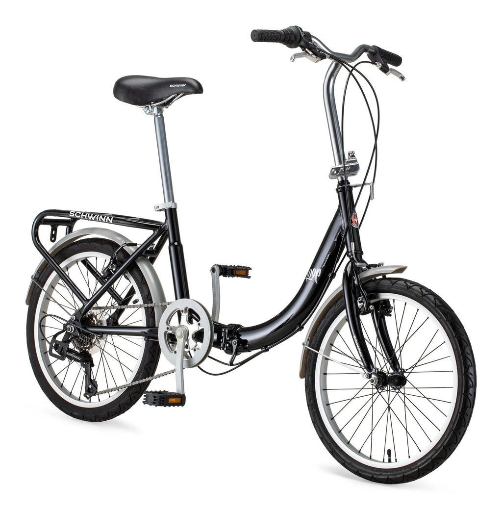 Folding Commuter Bike, 20-inch wheels, Black I525