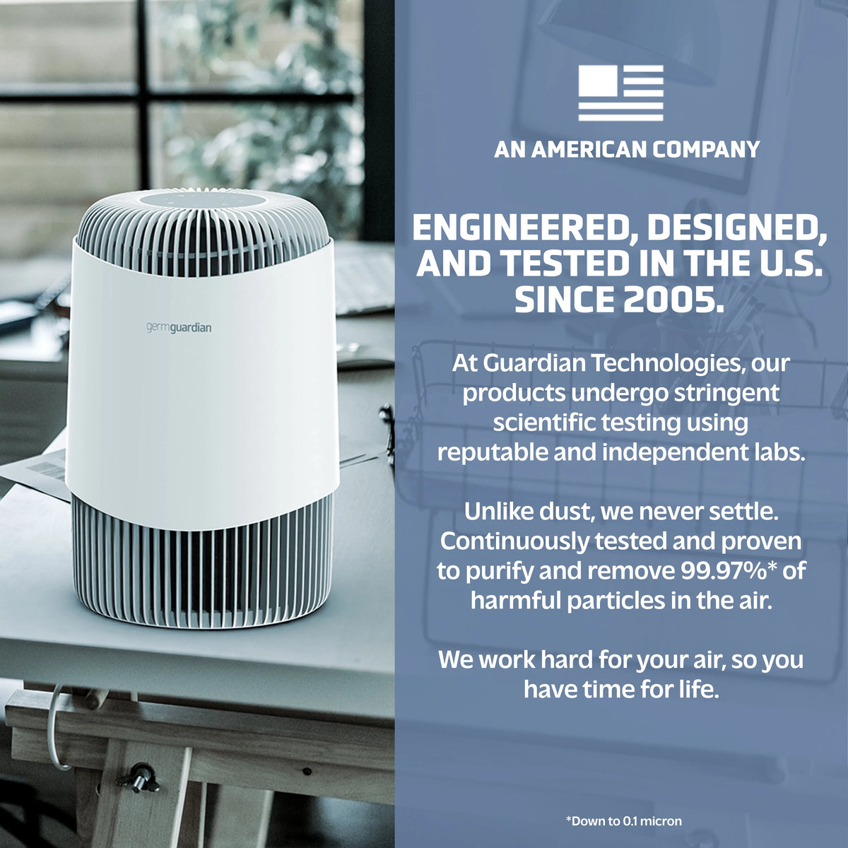 Air Purifier with HEPA Filter, UV-C, 1095 Sq. ft. H7324