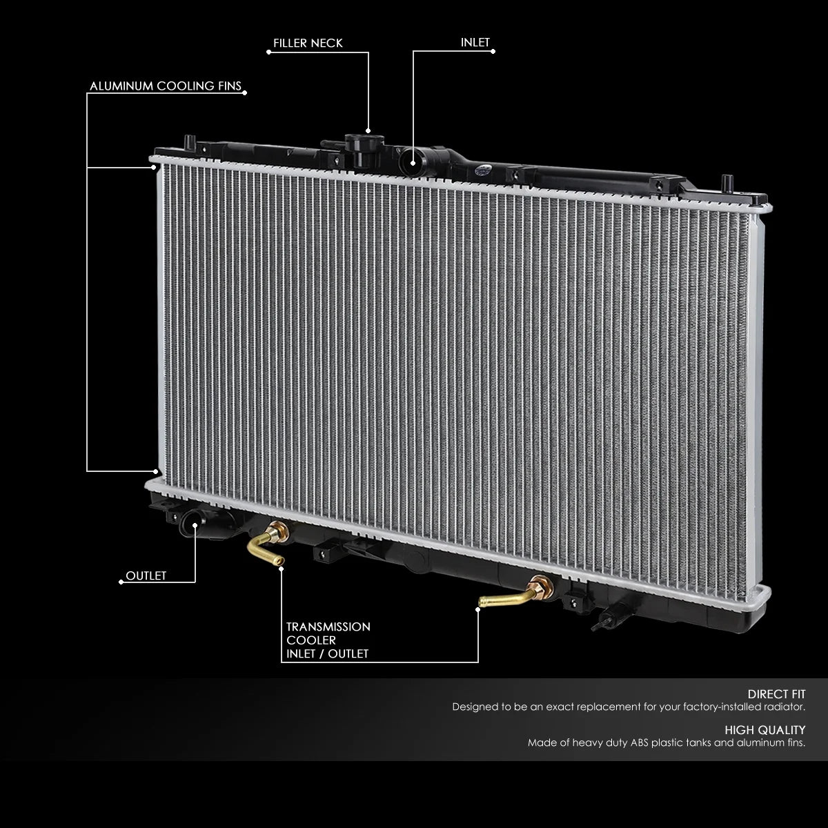 Aluminum Radiator for Honda Accord V6 Acura TL R998898