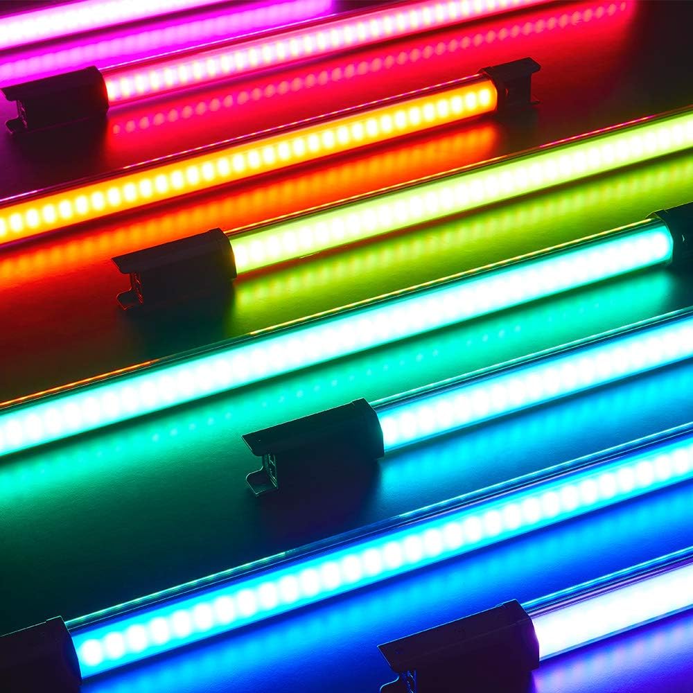 RGB Tube Light 2-Light Kit, CRI 96 TLCI 98, 2700k-6500K Adjustable J15420