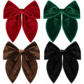 4 Pcs Velvet Hair Bows W215