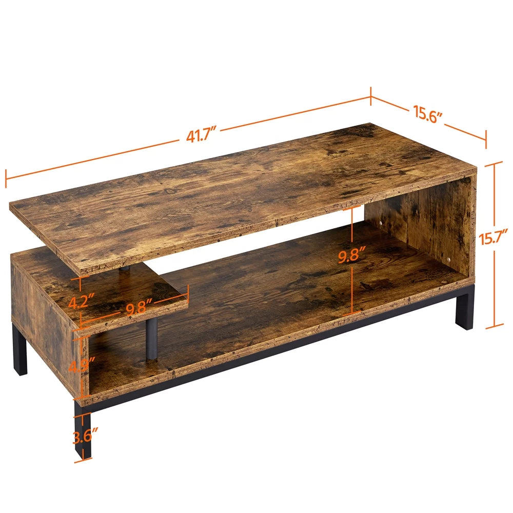 Industrial TV Stand up to 50'' Rustic Brown R79969