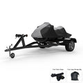 Gray Trailerable Jet Ski Cover with Trailer Straps and Storage Bag B53029