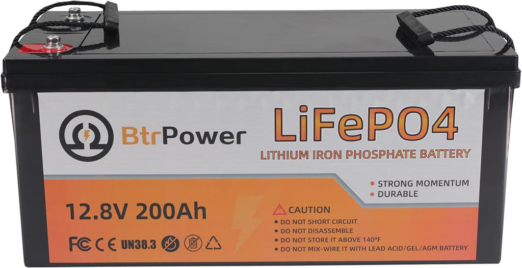 12V 200Ah Deep Cycle LiFePO4 Battery with 100A BMS H228