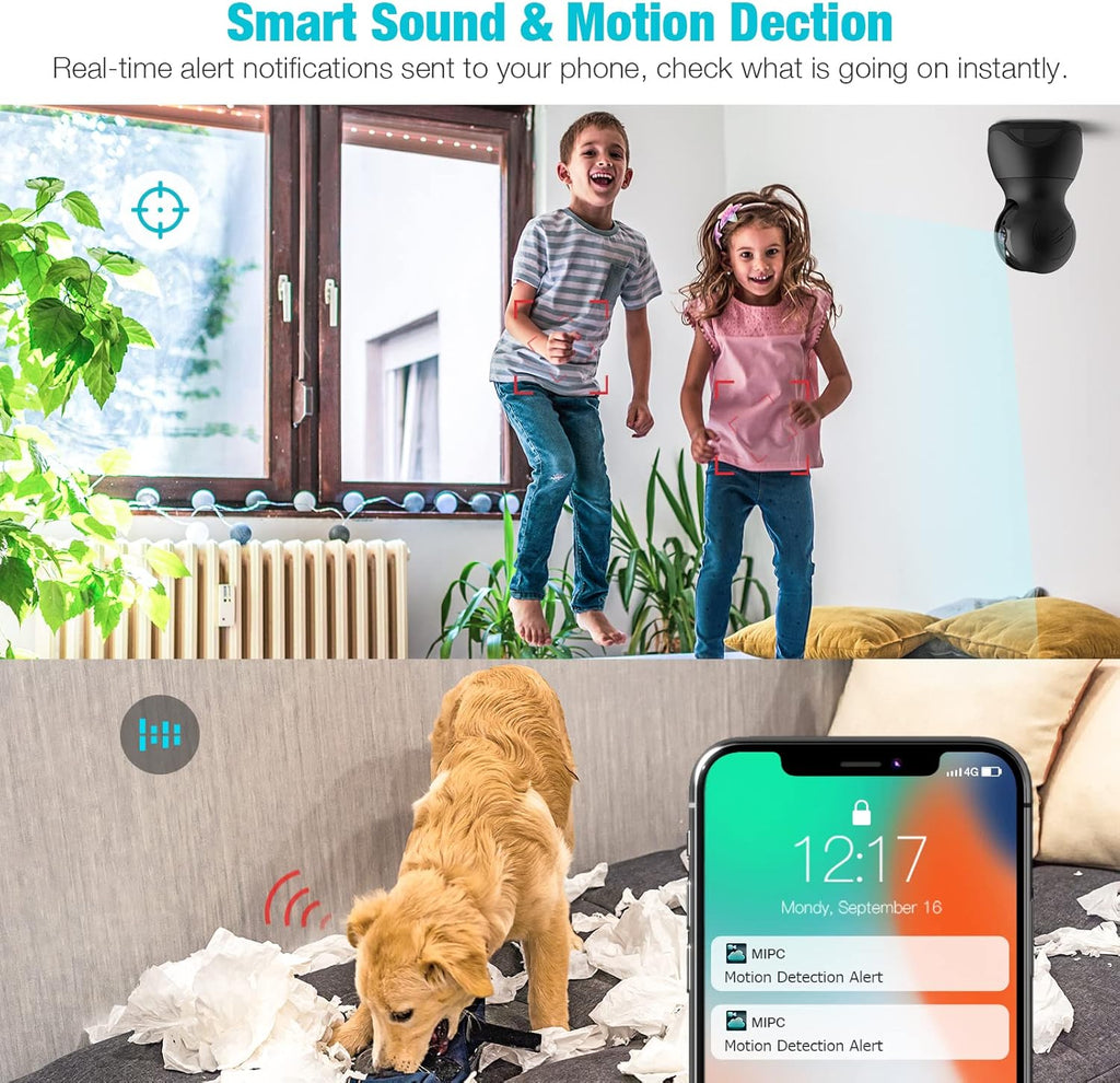 1080P WiFi Pan/Tilt Pet Camera with Night Vision C331153