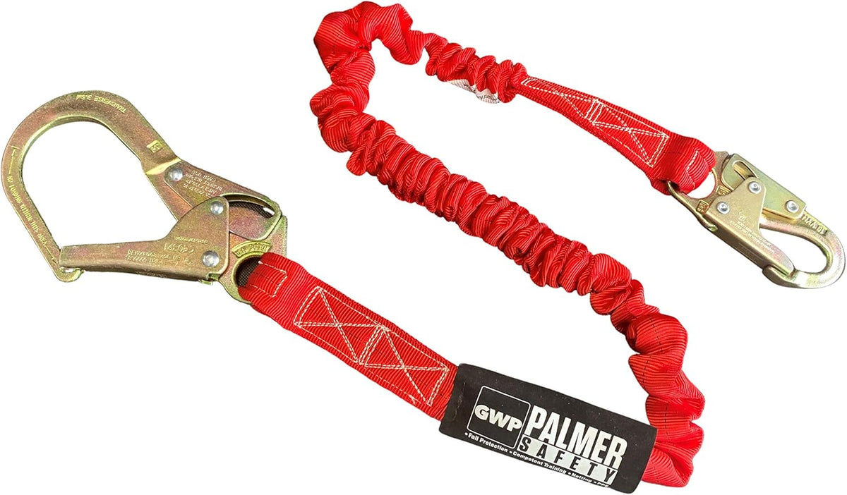 Full Body Safety Harness with 6' Safety Lanyard, Pack of 2 L809