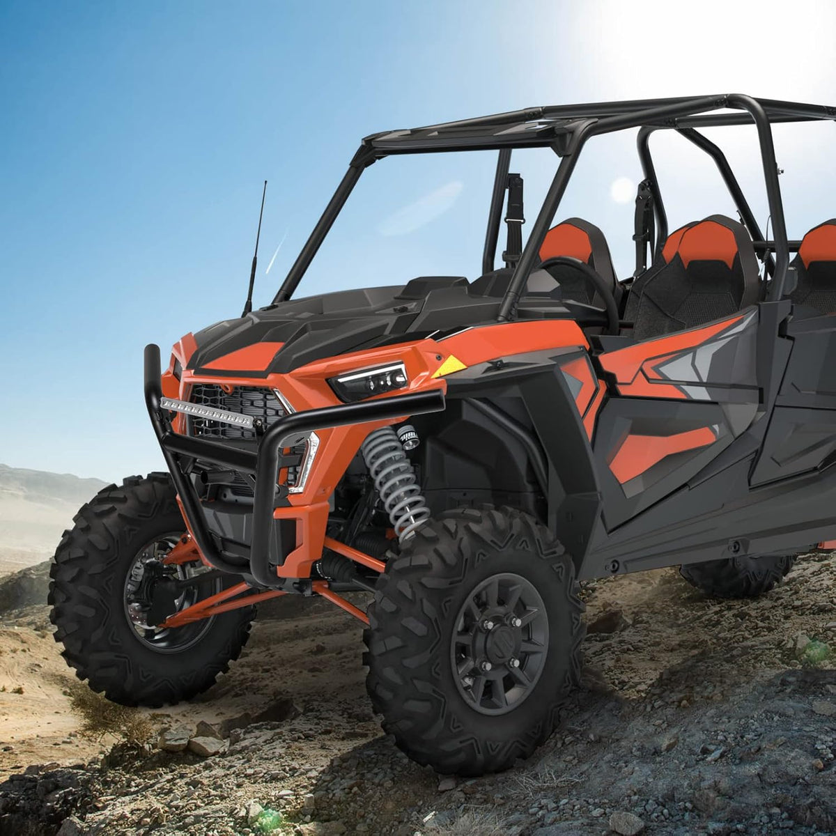 Heavy-duty Steel Tube Front Bumper for Polaris RZR XP1000 2014-2021 G7497