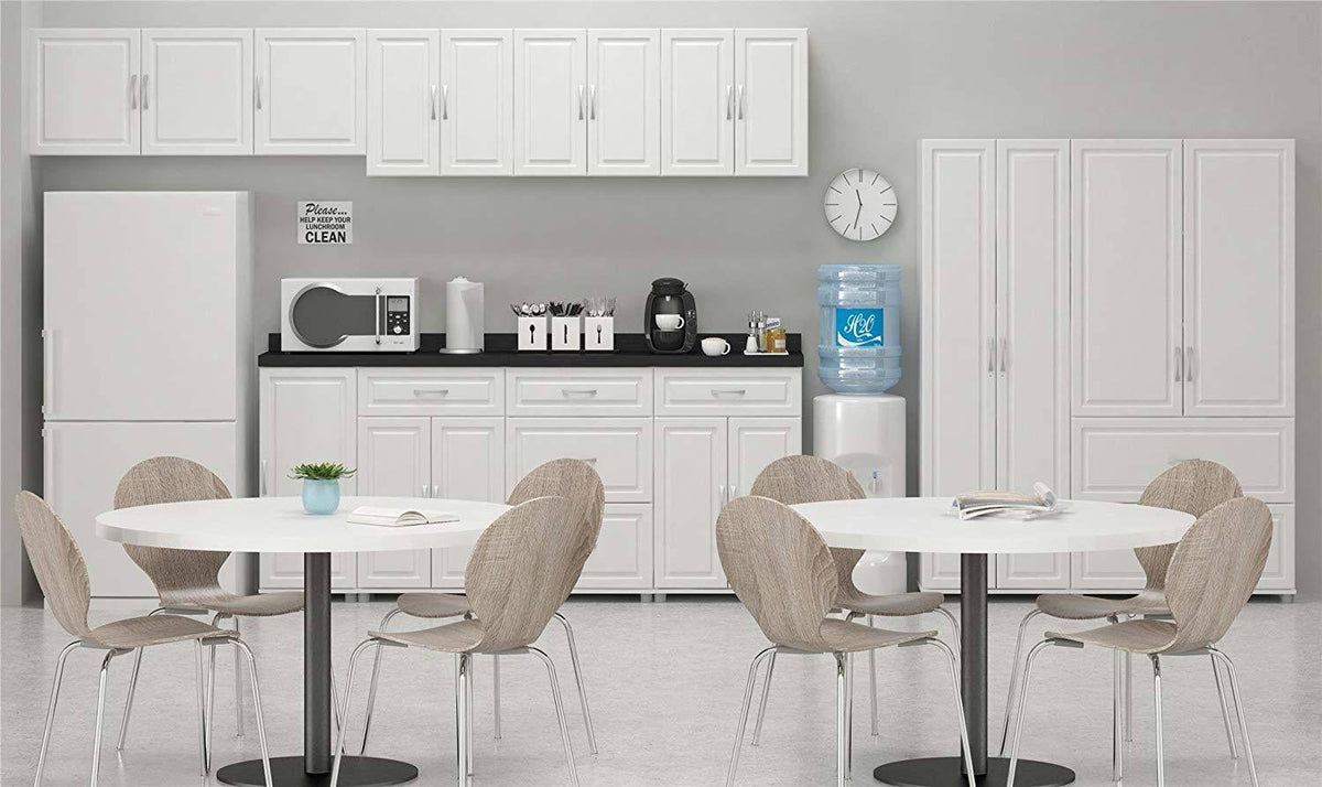 White Stipple Wall Cabinet X5377