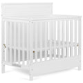 White 4-in-1 Convertible Mini Crib K347