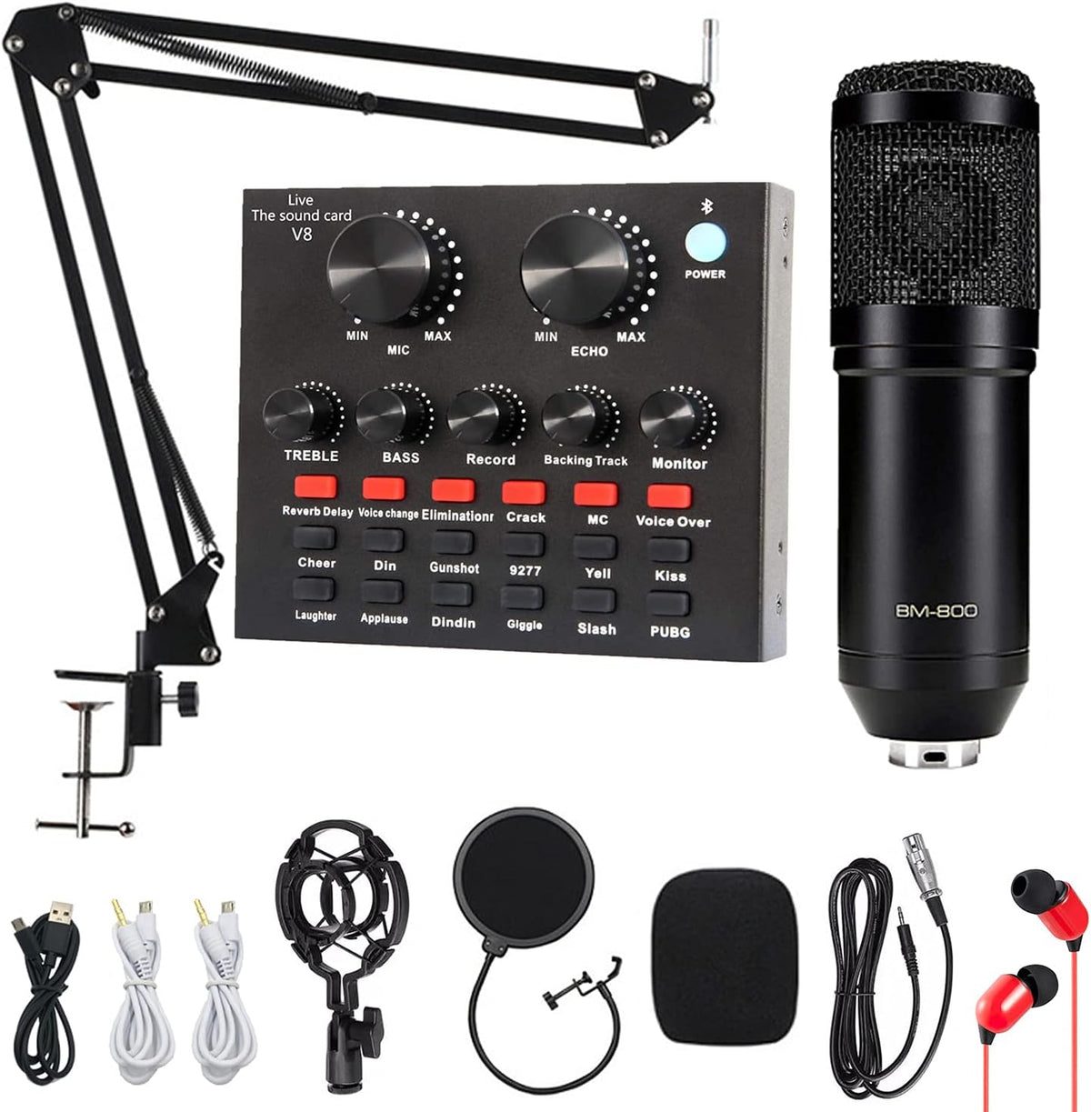 Gold Condenser Microphone Bundle Pack of 2 W92423