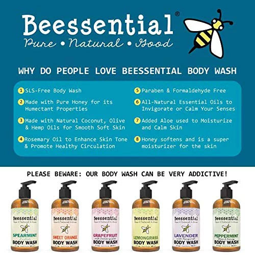 Peppermint Sulfate-Free Body Wash 16 oz J30757