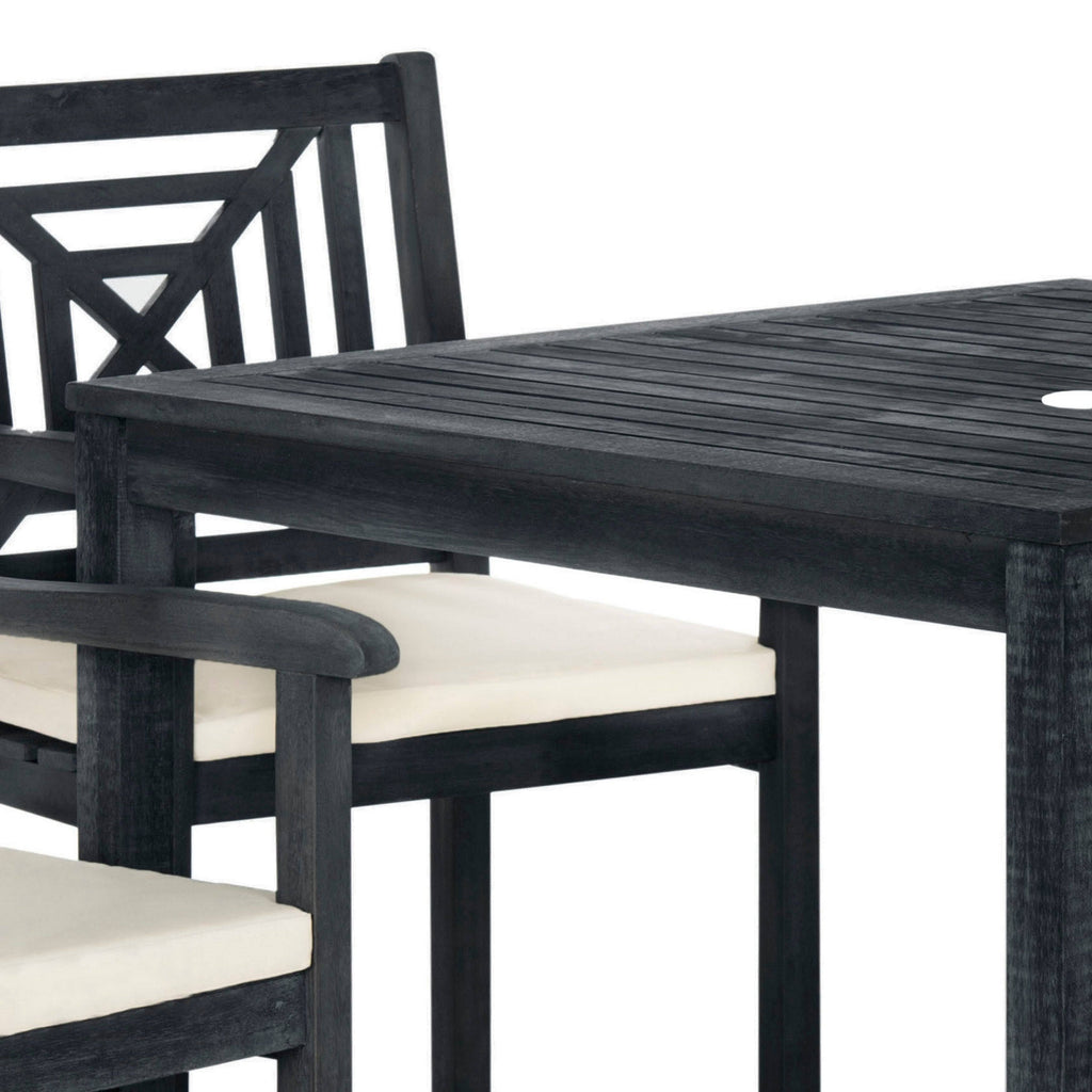 5 Piece Dark Slate Gray Dining Set E46888