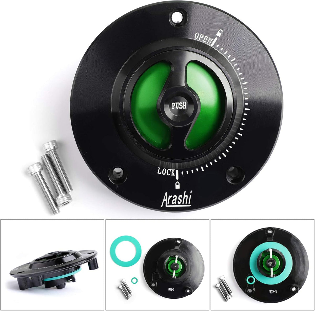 CNC Keyless Fuel Gas Tank Cap For SUZUKI GSXR 600/750/1000 GSR 600/750 J9069