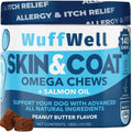 Omega 3 for Dogs with Salmon Oil 140ct Dog Skin and Coat Supplement Q380423