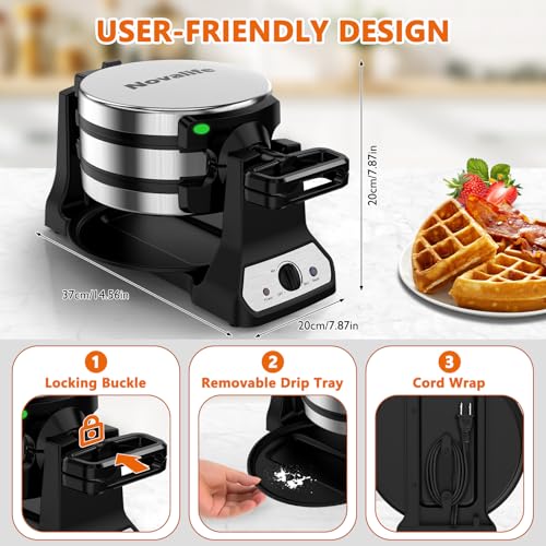 1400W Belgian Waffle Maker G32333