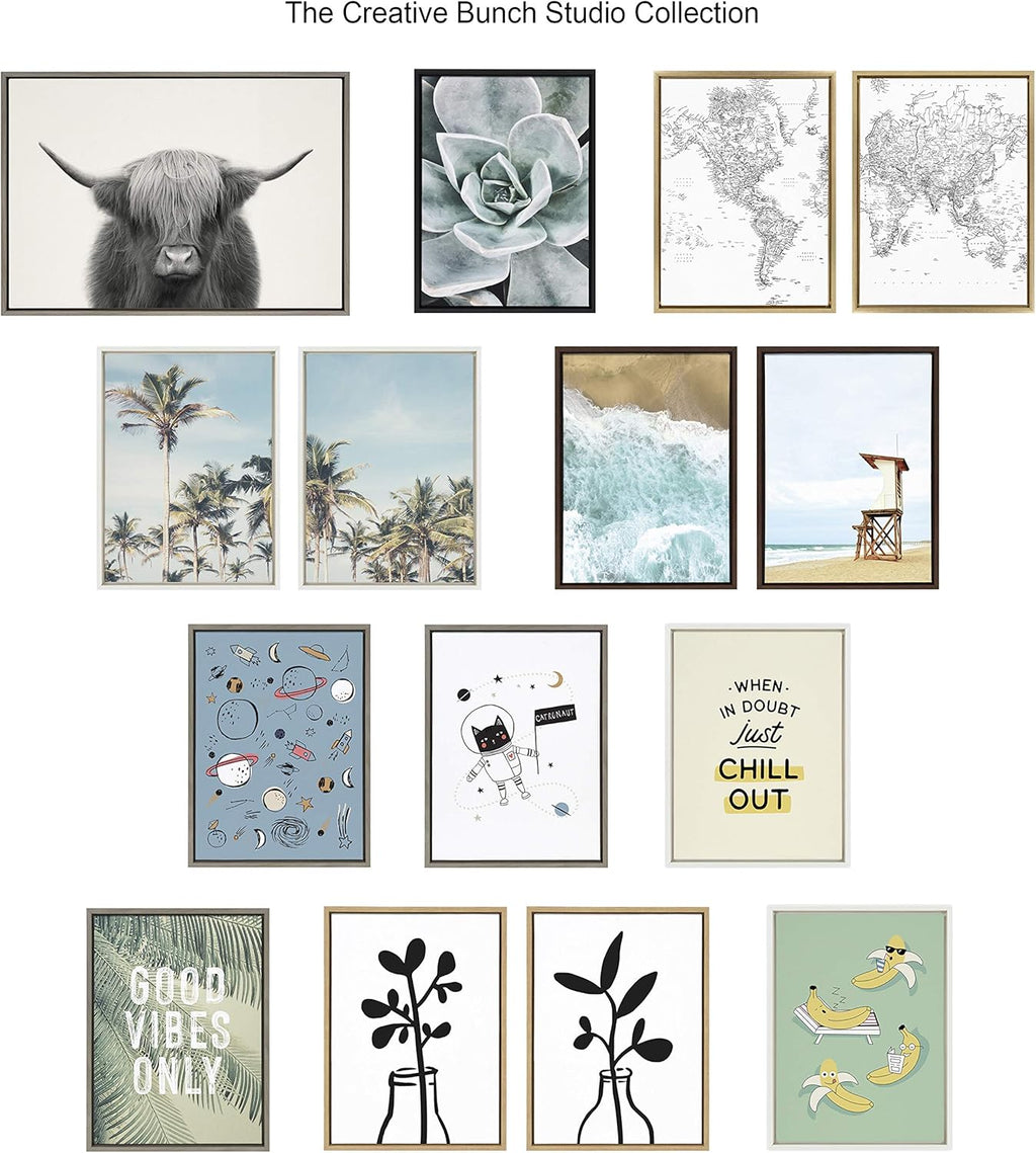 3 Piece 12 x 28 Canvas Wall Art Set R27537