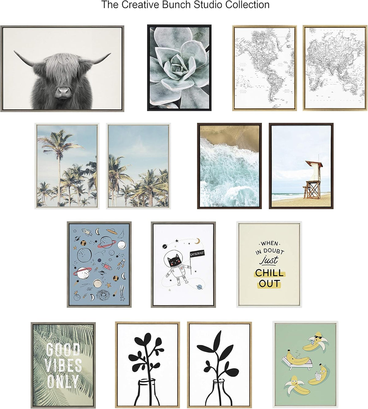 3 Piece 12 x 28 Canvas Wall Art Set R27537
