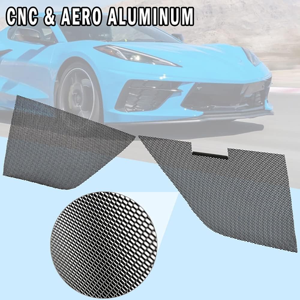 2Pcs Aluminum Car Grille Mesh Set for Corvette C8 2020-2022 N438111