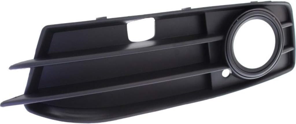 Black Fog Light Bezel Cover Pair for Audi A3 2009 2010 2011 2012 2013 C204