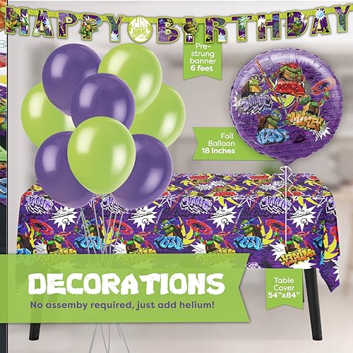 Birthday Party Supplies Serves 16 Guests Balloon Decorations Plates Napkins Tablecloth Forks P312