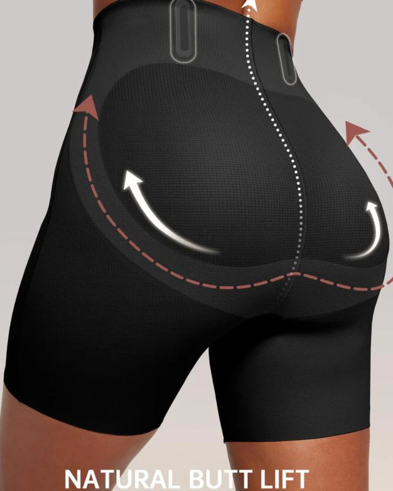 High-Waist Sculpting Shapewear Shorts B923