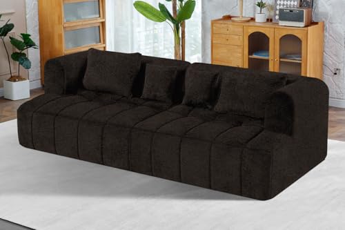 Grey Modular Sectional Couch with Pillows G847798
