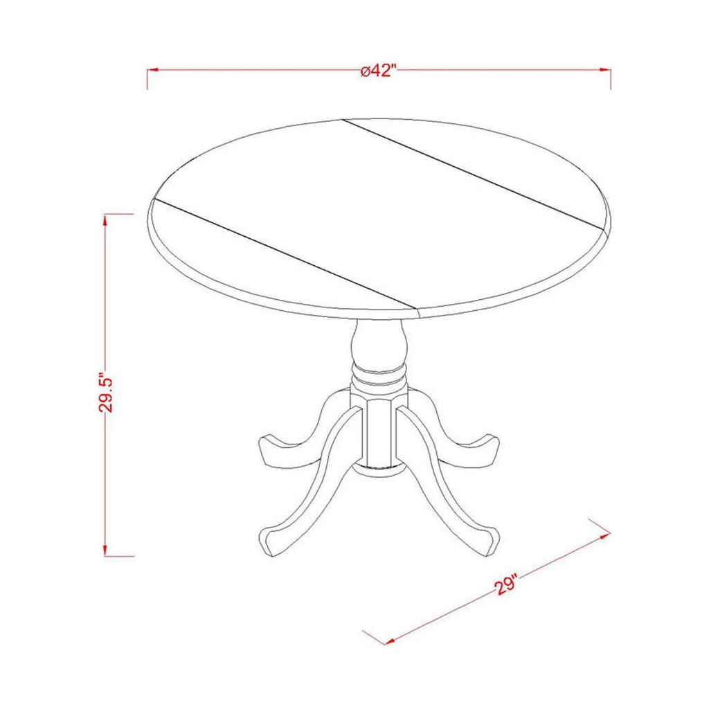 3-piece Wood Dining Set G508