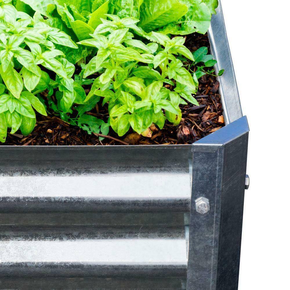 Galvanized Raised Garden Bed Bundle V89276