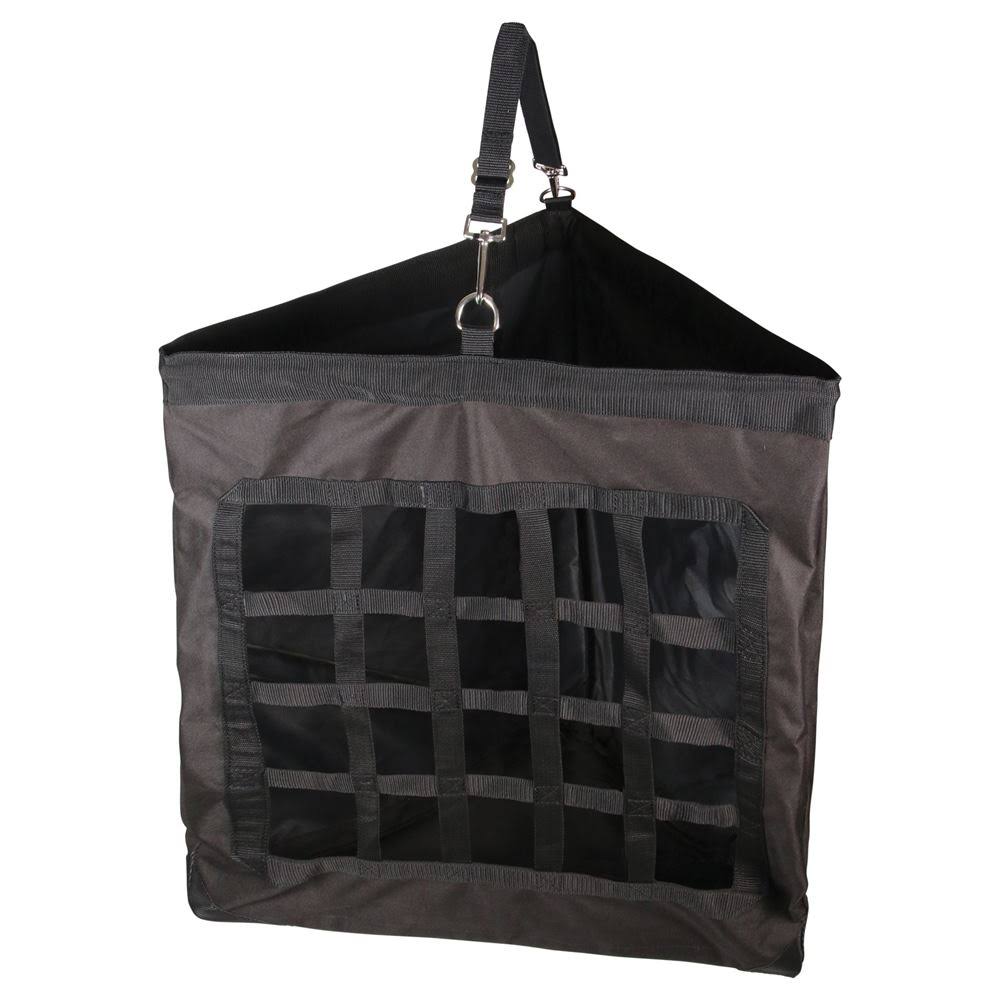 Black Slow Feed Corner Hay Bag I2113