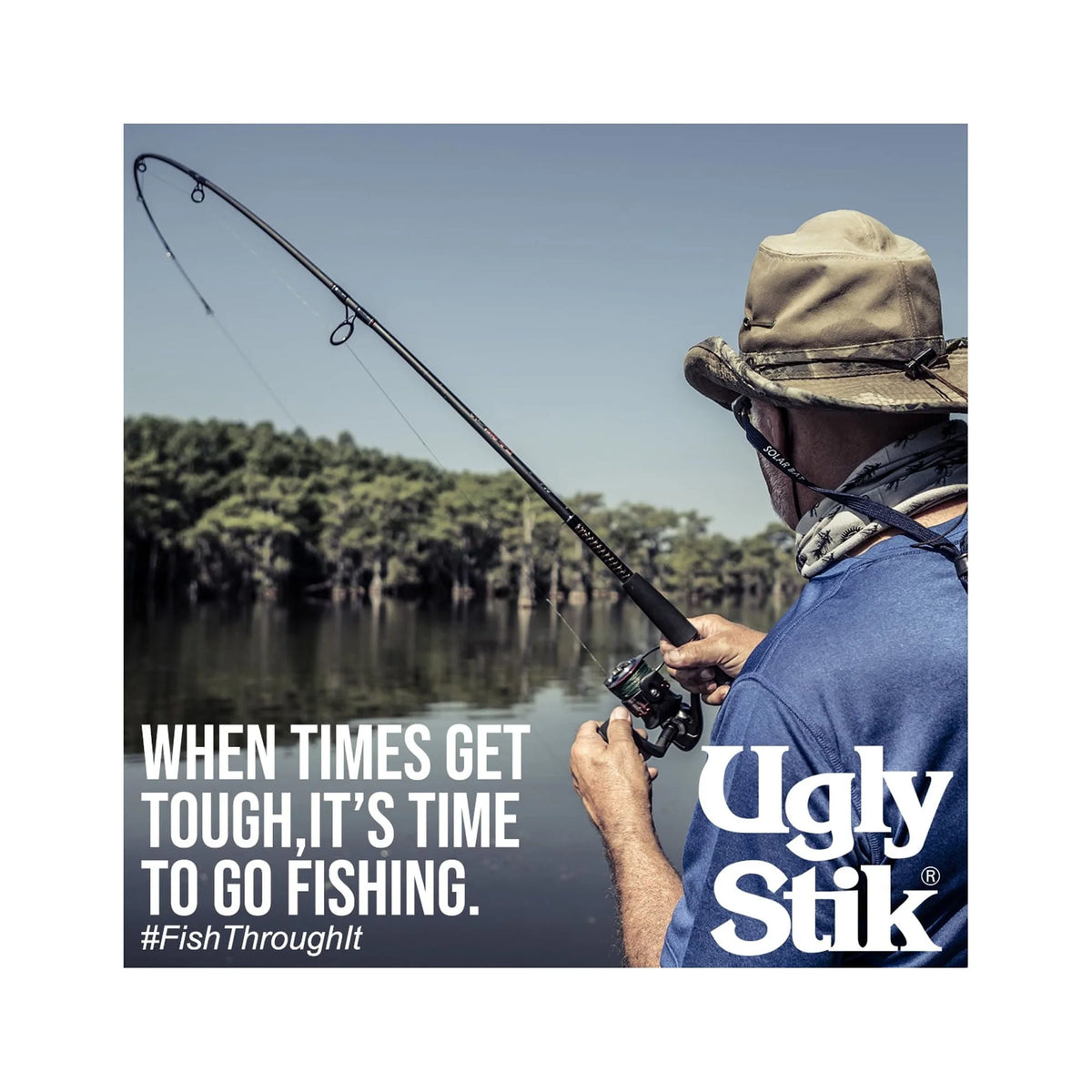 7' Catfish Spinning Fishing Rod and Reel Combo Y78951