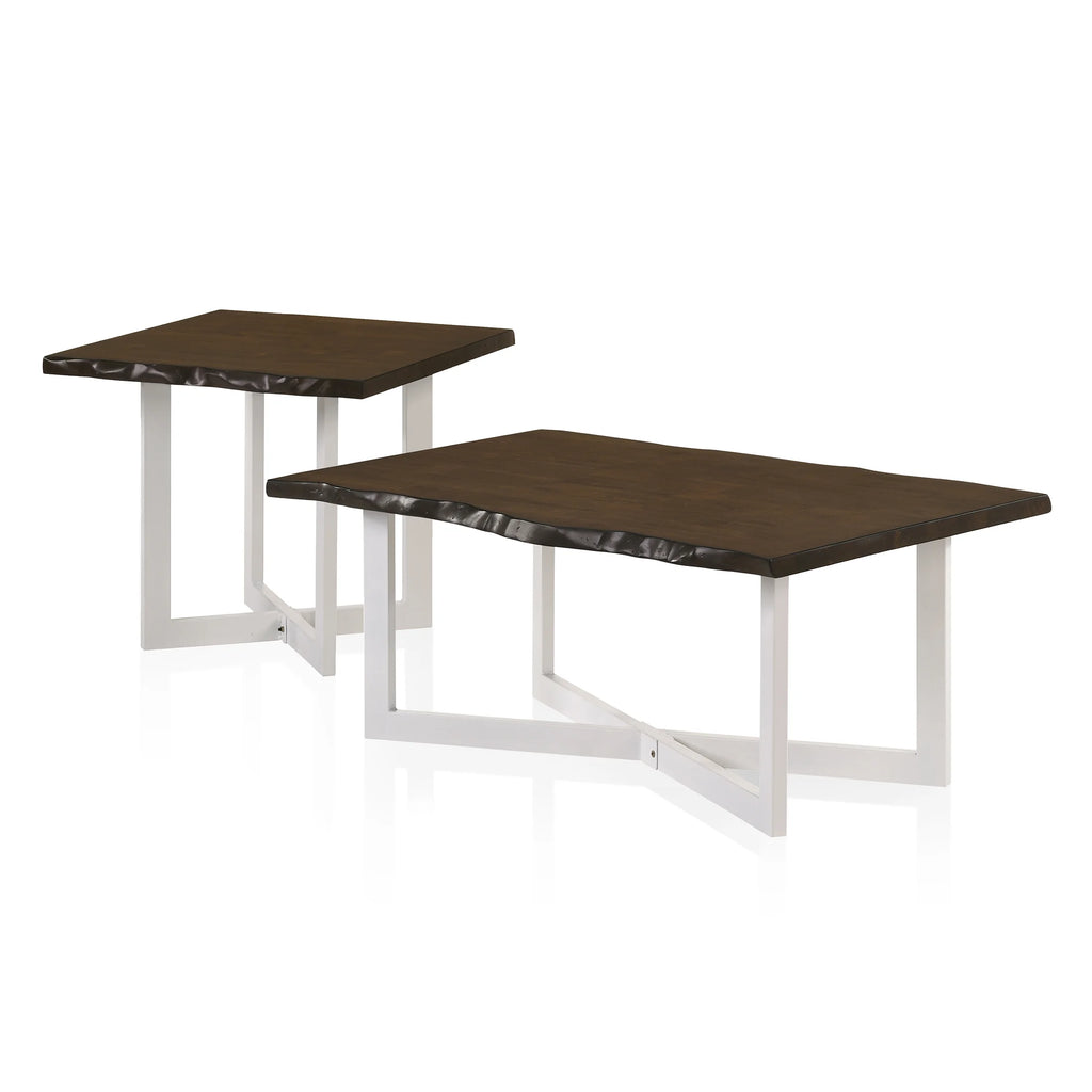 Oak 2-Piece Coffee Table Set B64718