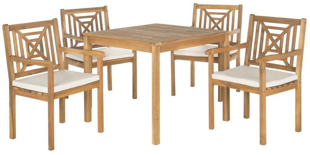 5 Piece Dark Slate Gray Dining Set E46888