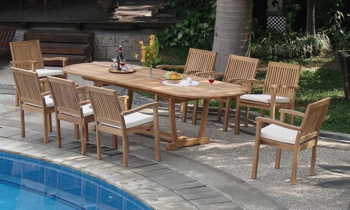 Stacking Teak Wood Dining Chair Y34107