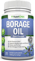 1000 mg Cold Pressed Borage Seed Oil Softgels U749