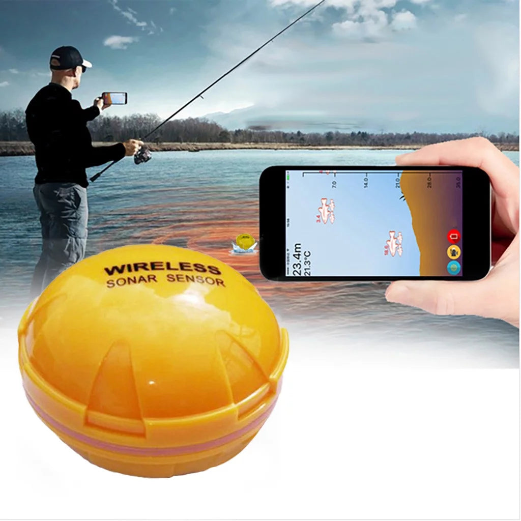 Portable Wireless Bluetooth Fish Finder Sonar Depth Finder F7939