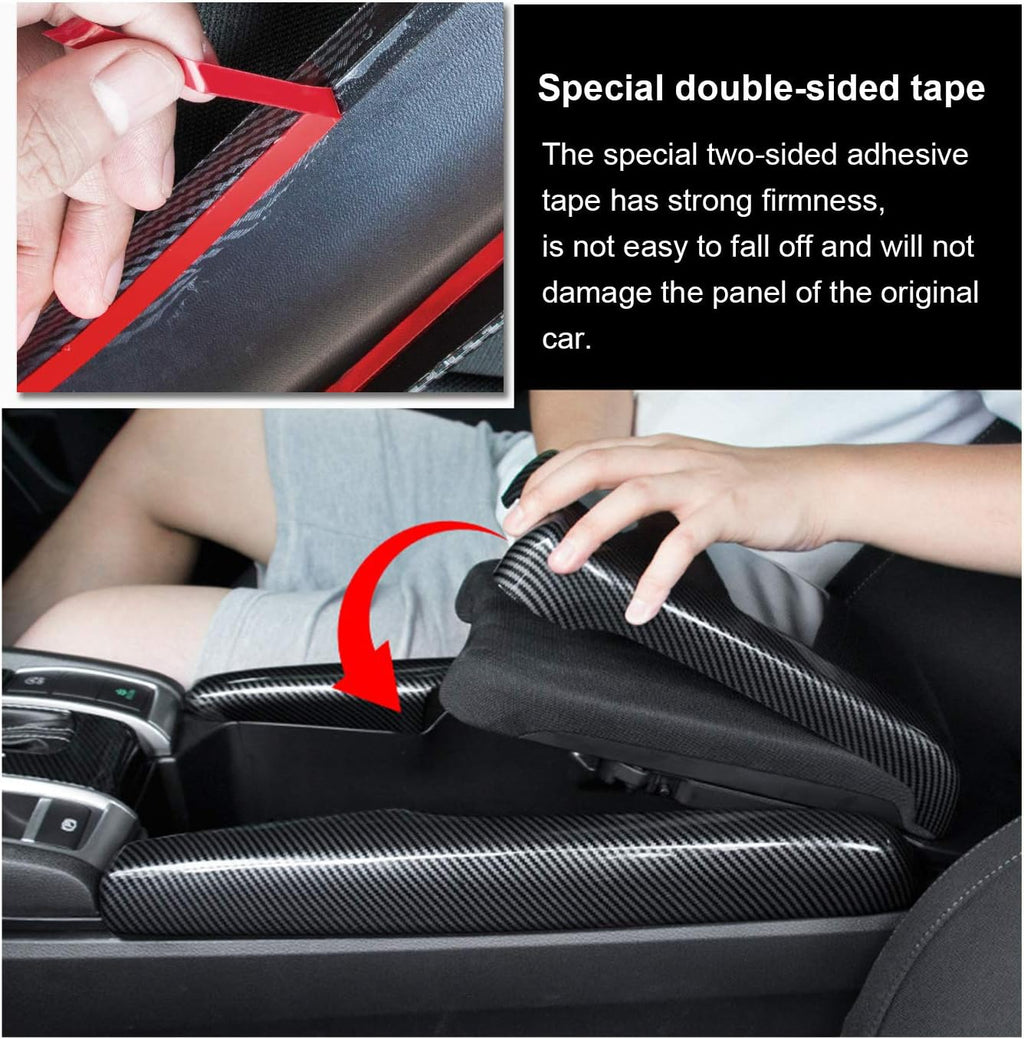 Carbon Fiber Center Console Armrest Cover A917550